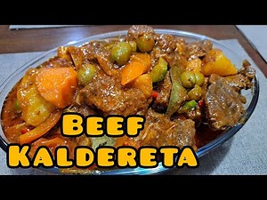 KALDERETANG BAKA / HOW TO COOK BEEF KALDERETA / CALDERETANG BAKA / Roslene Vlogs