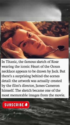 The Famous Titanic Sketch Was Actually Drawn by James Cameron! 🎨🚢