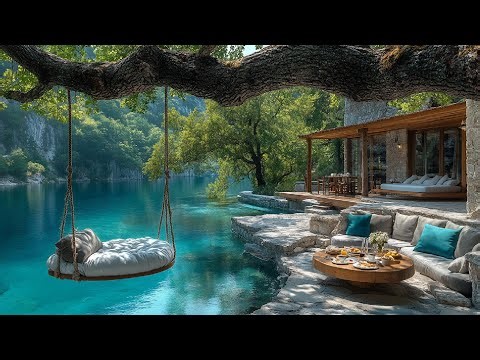 Lake Ambience for Deep Sleep | ASMR Relaxing Nature Sounds by the Calm Waterside 🌊🌙