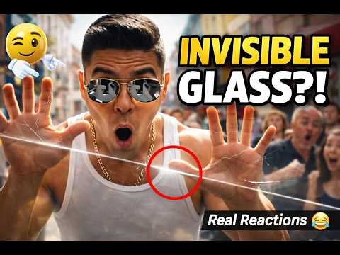 Invisible Glass Prank in Public 😱 | Funniest Reactions in Slow Motion (Viral)