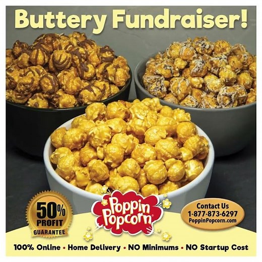 Poppin Popcorn - Gourmet Popcorn Fundraiser