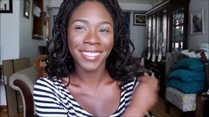 Goddess Curly Box Braids Crochet Braids Hair 3S Wavy Box Braided hair Extension Synthetic Fiber Braiding Hair (1B/350, 18inch)