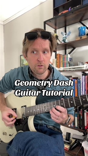 Learn Geometry Dash Theme on Guitar: Step-by-Step Tutorial