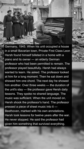 Soldier Learned Piano in a German Prisoner's House — From the Prisoner | Military History Talks