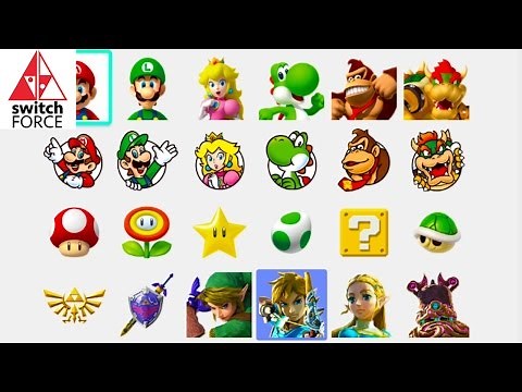 Nintendo Switch Icons / ALL Avatars - PICK YOUR PROFILE PICTURE