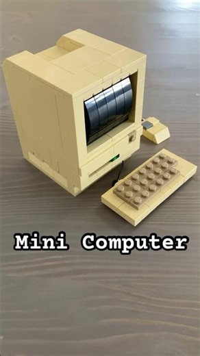 RETRO COMPUTER build with bricks! #shorts #trending ‪@ZuruToys‬
