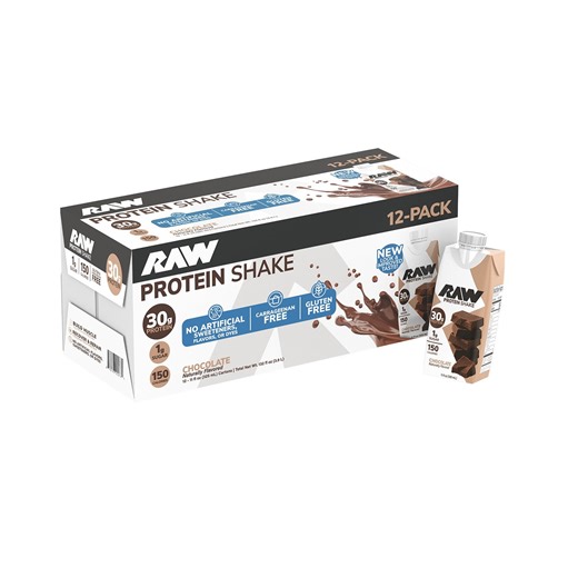 RAW Nutrition 30g Protein Shake, Chocolate, 11 fl. oz., 12 pk. - Samsclub.com