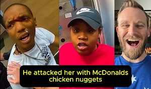 1K views · 21 reactions | The carnage of a McDonald's brawl He attacked her with Chicken McNuggets This original video was produced by Network Media, LLC and Connor G. | Imperfect Crimes | Facebook