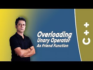 Overloading Unary Operator as Friend Function