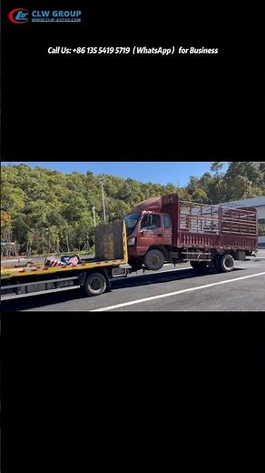 FOTON Flatbed Tow Truck, One Truck loading One Breakdown Vehicle and Towing One Truck or Car