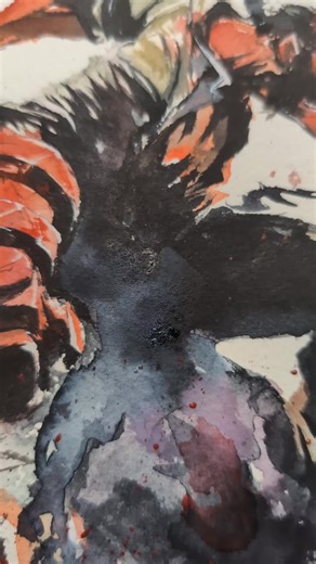 Hellboy Watercolor Painting Techniques for Comic Art