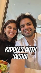 405K views · 321 reactions | Episode 2 Confidence: Aisha 200% Correctness: 樂 ?? Please guess the correct answers and write them ❤️ . . . (Fun, riddles, comedy, timepass, ayush mehra, Aisha Ahmed, banter, long, funny, candid) | Ayush Mehra | Facebook