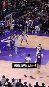 Bron with the spin cycle! 🌀🔥 LeBron shook his defender with a smooth spin and walked into the wide-open layup. #NBANigeria | NBA Nigeria