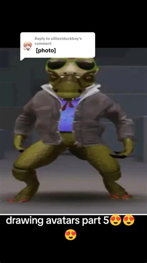 Replying to @silliestduckboy here u go!! #roblox #avatar #art #drawing #flamingo make sure u comment ur avatar down below for me to draw🥺💕