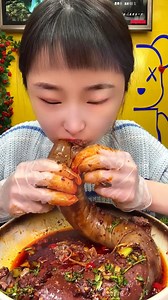 Wow, Amazing show yummy eating marrow spicy ,intestine ,blood boiled so delicious food .mp4 | My ASMR
