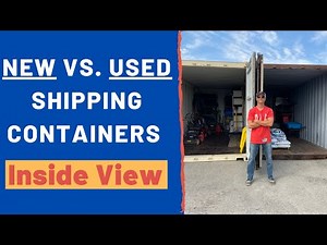 New vs. Used Shipping Containers- Inside View