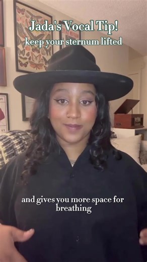 Day 28 of our 30 days of voice tips! MVS Associate Voice Teacher, Jada , has a Vocal Tip to share! Keep that sternum lifted! #MVSAssociateVoiceTeacher #VocalTechnique #VoiceTraining #SingingTips #VocalHealth #VoiceLessons #SingingLessons #VocalCoach