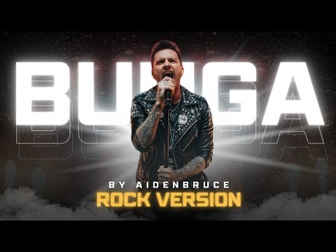 Bunga - Ara Johari ( Rock Version ) Cover By AiDENBRUCE | AI Lyrics Video | AI Music Video |