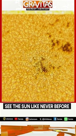 Watch: Most Detailed Images of the Sun | Gravitas