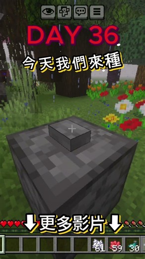 Minecraft但我種一棵樹直到我1000訂閲 | DAY36 #minecraft #shorts