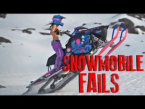 Snowmobile Fails Compilation 2017 // Water Skipping Boondock Hillclimb Funny Crashes Fails