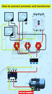 22K views · 236 reactions | How To Connect Ammeter And Transformer | 퐄퐥퐞퐜퐭퐫퐨퐧퐢퐜 퐂퐨퐦퐩퐨퐧퐞퐧퐭퐬 | Facebook