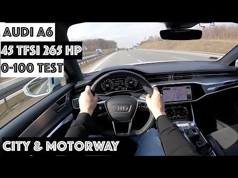 NEW Audi A6 C8 45 TFSi 265HP 2021 | POV TEST DRIVE | 4K | 0-100 by GearUp