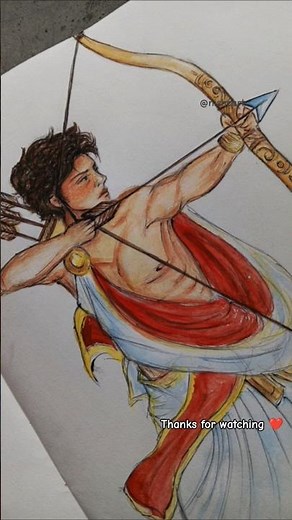 drawing ancient gods ep-10 Apollo #art #drawing #sketch #painting #apollo #ancient #shorts #explore