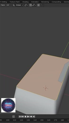 إزاي تعمل شعر لفرشة في Blender بكل سهولة 🖌️✨
