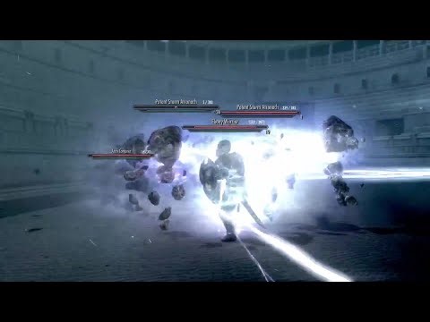 Skyrim Battles - The Ebony Warrior vs. 8 Arch Conjurers