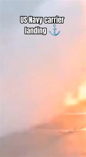 US Navy carrier landing incident ⚓🔥 #shorts #youtubeshorts #military #aviation #aircraftcarrier