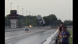 Drag racer survives frightening airborne crash at World Wide Technology Raceway