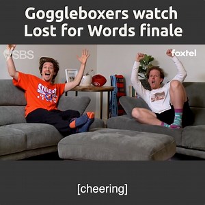 Goggleboxers react to the 'Lost For Words' finale ❤️ | SBS Australia