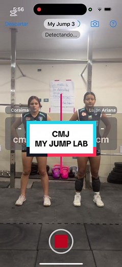 Evaluación del CMJ con my jump lab para voleibol