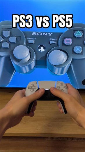 PS3 vs PS5 Controller Playstation #gaming #satisfying #playstation