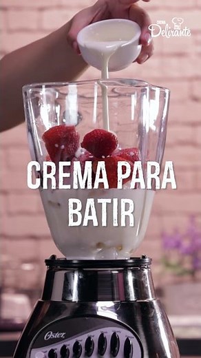 Frappe de fresa | Cocina Delirante