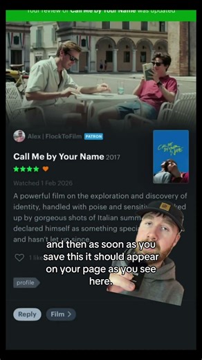 How to Pin Reviews and Lists on Letterboxd