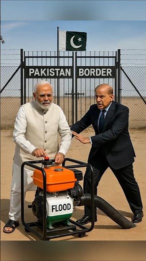 Flood Machine at Pakistan Border & Modi and Shehbaz Funny Presidents Comedy #funny #comedy #memes