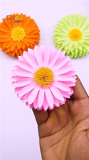 21K views · 246 reactions | How to Make Simple Paper FlowersEasy DIY Home Decor #handmade #papercraft #satisfyingvideo #shorts #flowers #diy #homemade #holiday #crafts #wallhangingcraftdecor #giftideas #EasyCrafts #DIYProjects #diycrafts | Colors Paper | Facebook