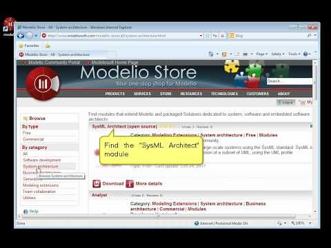 [Modelio] Getting SysML module