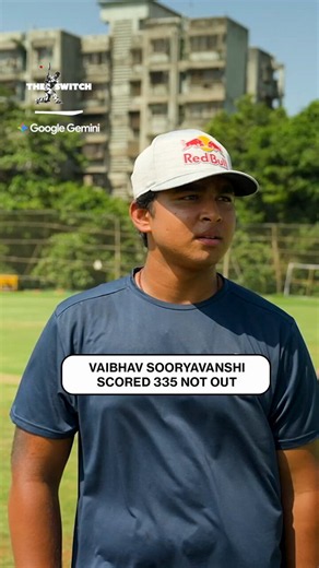 Vaibhav Sooryavanshi Reveals He Played A Full 50-Over & Scored 335 Not Out! 😅😳