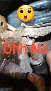 How to remove & replace Shock and broken bolt Honda civic 2006