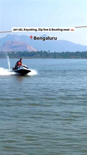 aarTea🌻 | Travel | Explore on Instagram: "🚣 Want to dive into a water-packed weekend escape near Bangalore? 📍Location and details - 📍Amanikere Park, Tumkur 🌿This is the perfect spot for water sport and nature lovers. ✅Calm & quiet. 🛶Available Water activities : Kayaking, paddle boating, banana ride, zip line, speed boat, jet ski ⏰ Activity timings: 10:00 AM to 06:00 PM . . . . . . [one-day trips, road trips from Bangalore, bike ride, sunset viewpoint, trending audio, picnic spots near Bang