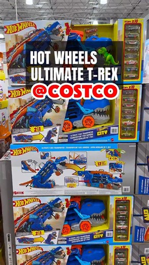 Costco just dropped the Hot Wheels Ultimate T-Rex set for $54.99, and it’s a toy lover’s dream. With a towering dinosaur, thrilling stunts, and nonstop action, it’s the ultimate gift—share with a friend who has kids that love Hot Wheels! #costcofinds #costcowonders #costcoinfluencer #costco #hotwheels #hotwheelstoys #costcotoys #holidaygifts #toyhunting #costcodeals | Costco Wonders