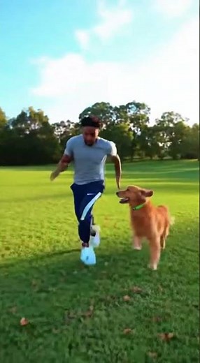 Hilarious Dog Playtime with Owner