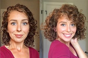 11M views · 44K reactions | Wet-to-dry curl vids always have us like  Tbh, this vid was one of the first and best we saw that showed us the "praying hands" method for curl clumping on wavy/curly hair. Check out Kelsey @lovelifecurls show us her gorgeous hair transformation using just one product. ☝Turn up the volume, she gives some great styling tips! LUSBRANDS.COM | Love Ur Curls | Facebook