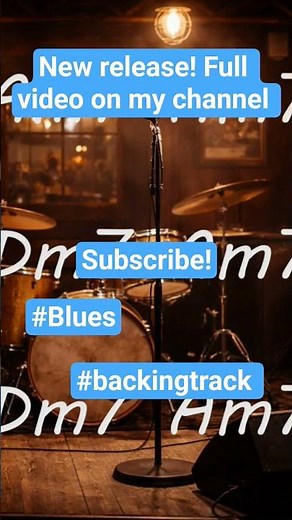 Minor Blues Jam in Am | 90 BPM | Straight Feel | Practice Guitar 🎸
