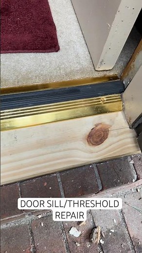 Door Threshold Repair - #door #threshold #repair