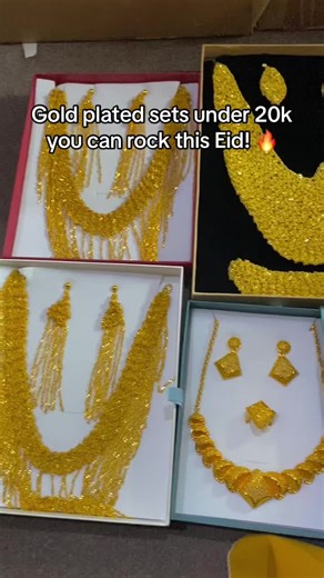 Affordable Gold Plated Jewelry Sets for Eid Celebrations