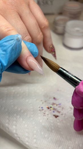 clear acrylic #nailtips | Sarah's Nail Secrets